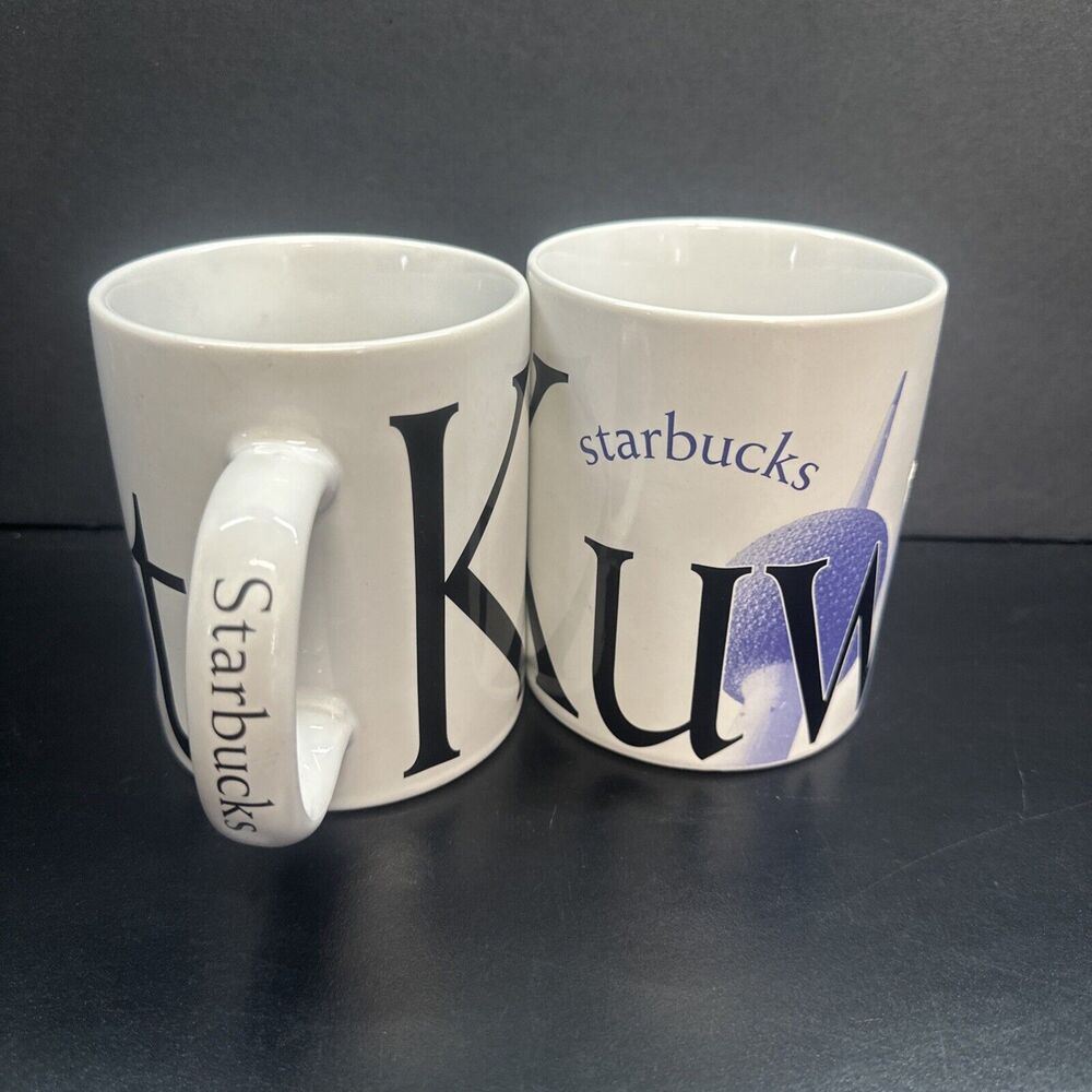 Set Of 2 STARBUCKS COFFEE MUG, KUWAIT CITY MUG